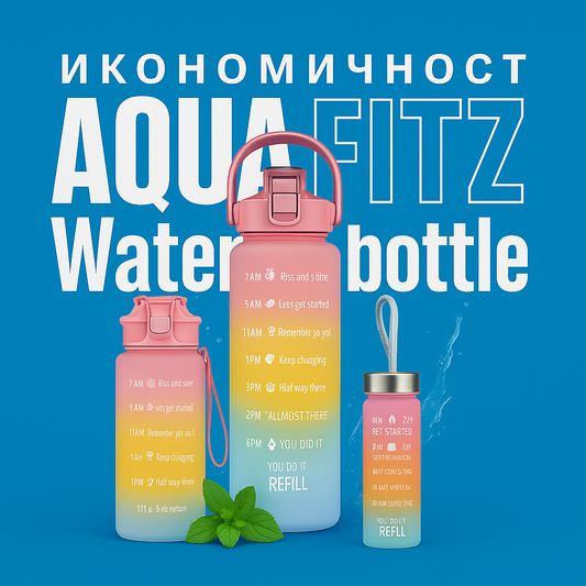 Комплект многоразови бутилки за вода